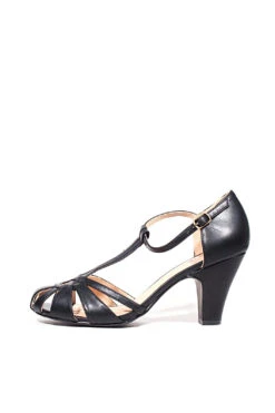 Sergi T-Strap Heels -Mod Cloth Store chelseacrew sergi pu black 02 58a36f9a d2d6 490c a515 00963554c40b