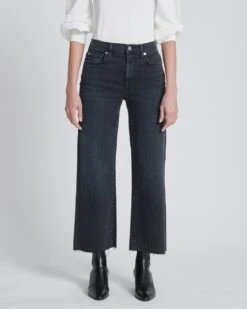 7 For All Mankind Cropped Alexa In Night Rider