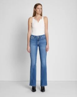 7 For All Mankind Luxe Vintage Kimmie Bootcut In Lyme