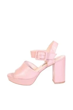 Rose Leather Platform Heels 17 Rose Leather Platform Heels -Mod Cloth Store rose pink